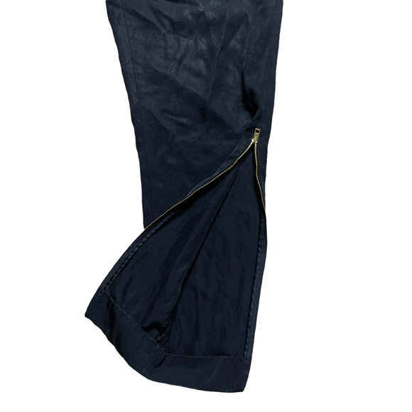 Everlane Womens Black Japanese GoWeave Jogger Pants Zip Gold Zipper Size 6 - Picture 6 of 11